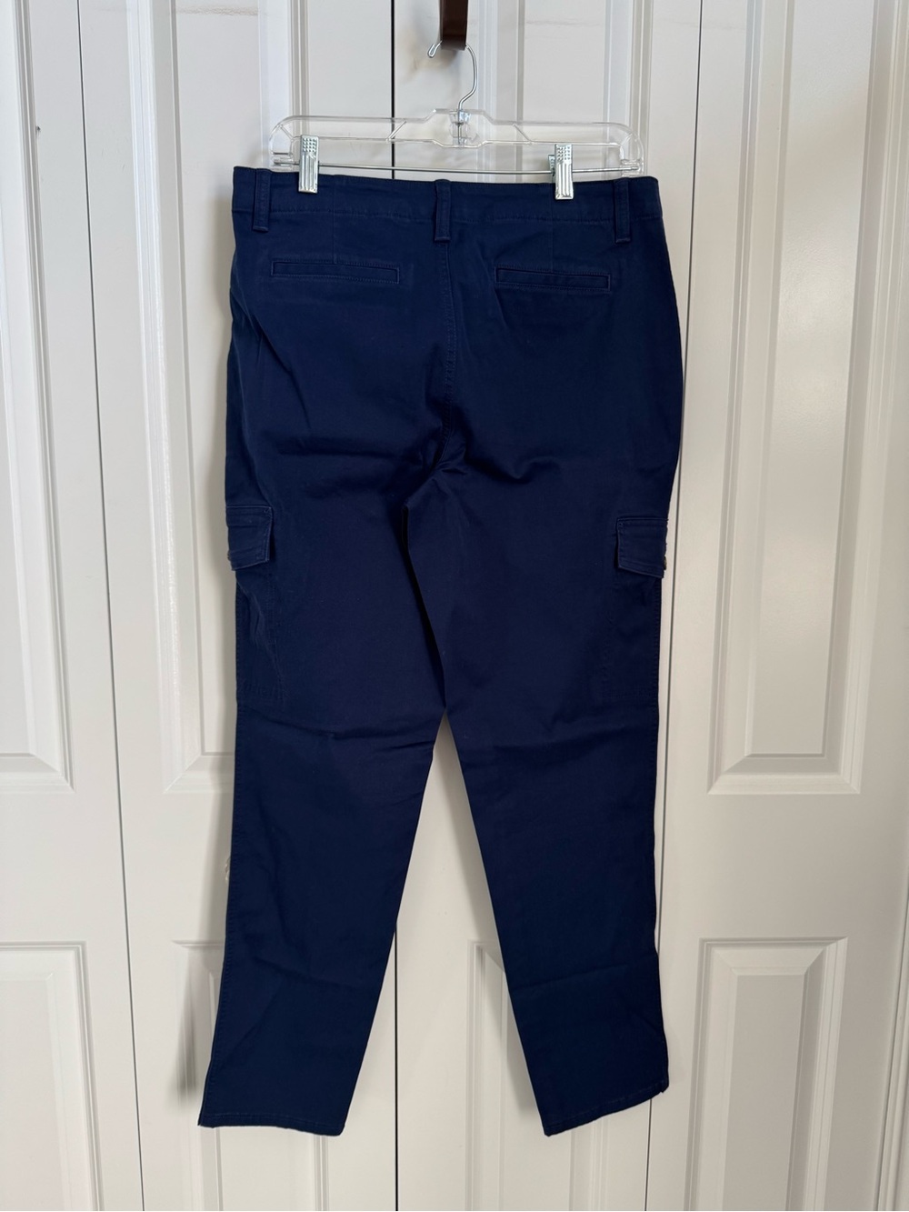 Lands' End NWOT Dark Blue Cargo Pants Size 10 - Picture 3 of 11